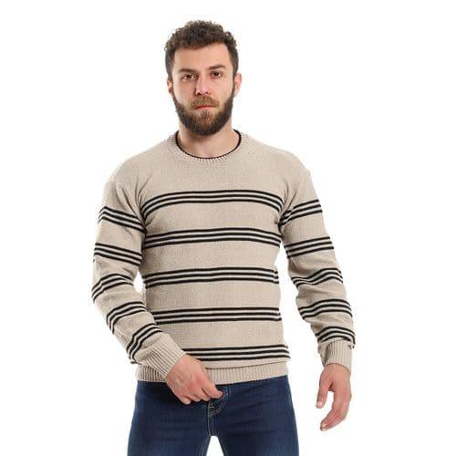 Men's Multicolor Wool Pullover