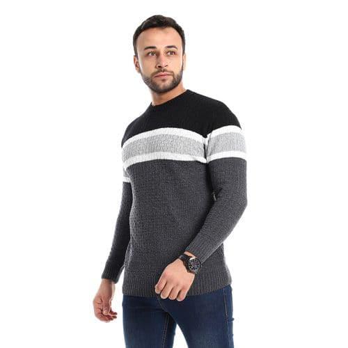 Men's Multicolor Wool Pullover